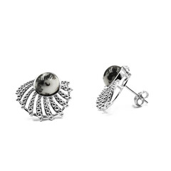 Orecchini in argento con Dolomite White Buffalo