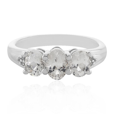 Anello in argento con Danburite