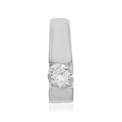 Ciondolo in argento con Topazio Bianco