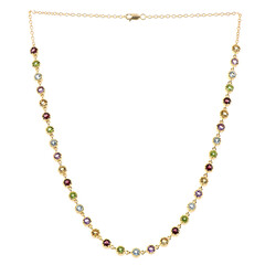 Collana in argento con Topazio Blu Cielo