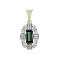 Ciondolo in oro con Tormalina Verde (Adela Gold)