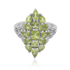 Anello in argento con Peridoto