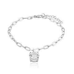 Bracciale in argento con Topazio Bianco