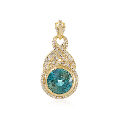 Ciondolo in oro con Zircone Ratanakiri (de Melo)