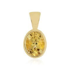 Ciondolo in argento con Berillo Giallo