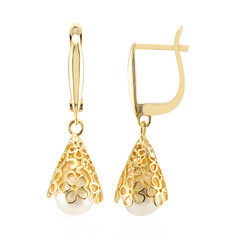 Orecchini in argento con Perla d'Acqua Dolce Bianca