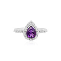Anello in argento con Ametista Siberiana