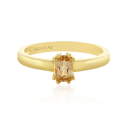 Anello in argento con Topazio Imperiale