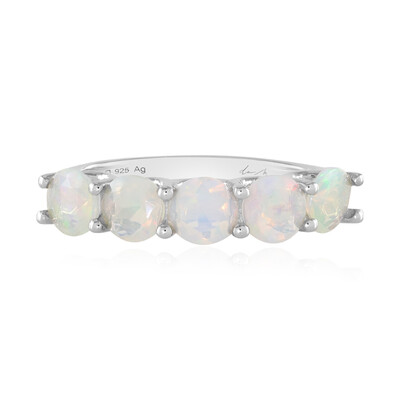 Anello in argento con Opale di Welo (de Melo)
