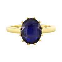 Anello in argento con Zaffiro Blu del Madagascar