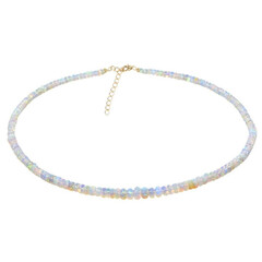 Collana in argento con Opale di Welo