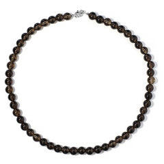 Collana in argento con Quarzo Fumè