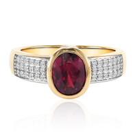Anello in oro con Rubellite (Tenner Diniz)