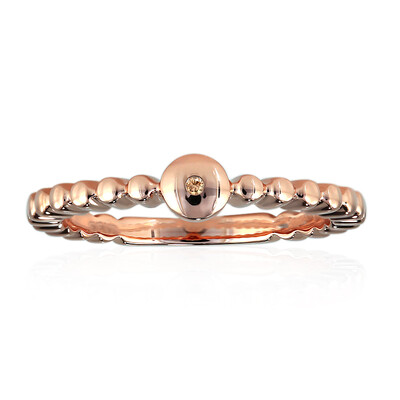 Anello in oro con Diamante Rose de France SI1 di Argyle (Annette)