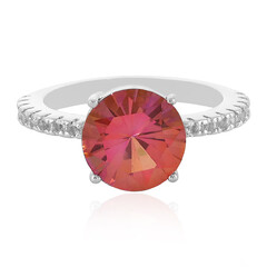 Anello in argento con Topazio Fiore di Loto