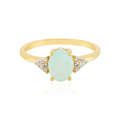 Anello in argento con Opale Paraiba