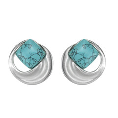 Orecchini in argento con Turchese