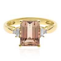 Anello in oro con Tormalina Neon del Congo (CIRARI)