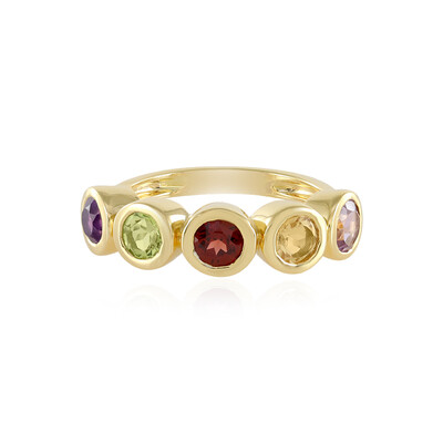 Anello in argento con Citrino