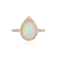 Anello in argento con Opale di Welo