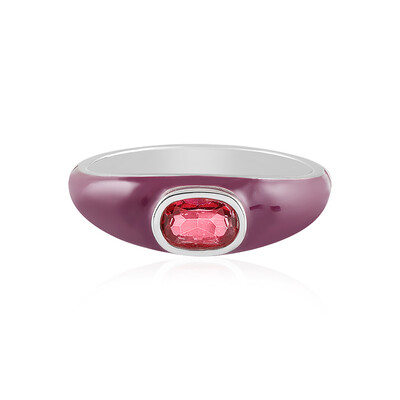 Anello in argento con Topazio Rosa
