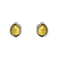 Orecchini in argento con Ambra Baltica