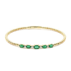 Bracciale in oro con Smeraldo Zambia AAA (CIRARI)