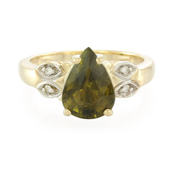 Anello in oro con Tormalina Cuprian