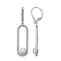 Orecchini in argento con Perla di Acqua Dolce