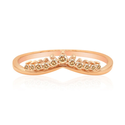 Anello in oro con Diamante Rose de France SI1 di Argyle (Annette)