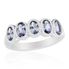 Anello in argento con Tanzanite (non riscaldata)