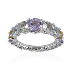 Anello in argento con Ametista Rose de France