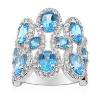 Anello in argento con Topazio Marambaia