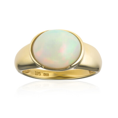 Anello in oro con Opale di Welo AAA (CUSTODANA)