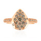 Anello in oro con Diamante Rose de France SI1 di Argyle (Annette)