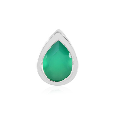 Ciondolo in argento con Onice Verde