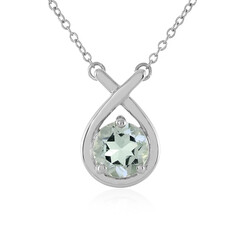 Collana in argento con Ametista Verde