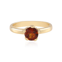 Anello in argento con Citrino Madeira
