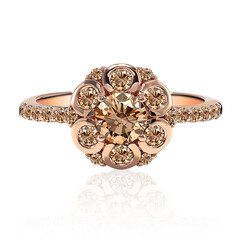 Anello in oro con Diamante Rose de France VS1 di Argyle
