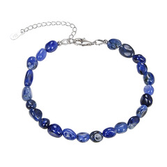 Bracciale in argento con Sodalite