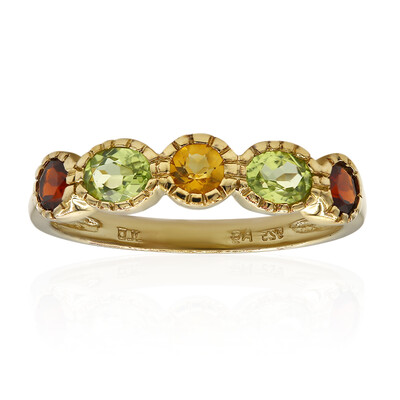 Anello in argento con Peridoto