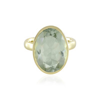 Anello in argento con Ametista Verde