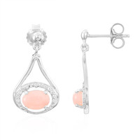 Orecchini in argento con Opale Rosa di Machu Picchu