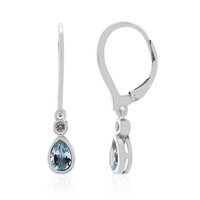 Orecchini in argento con Topazio Blu Cielo