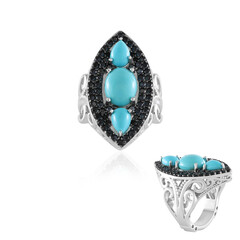 Anello in argento con Turchese Sleeping Beauty (Dallas Prince Designs)
