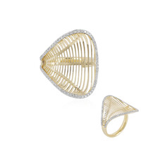 Anello in oro con Diamante I1 (I)  (Ornaments by de Melo)