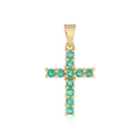 Ciondolo in argento con Smeraldo Russo