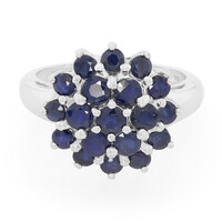 Anello in argento con Zaffiro Blu