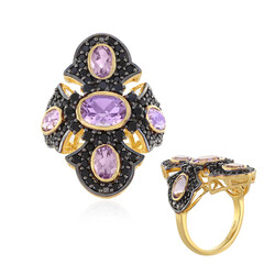 Anello in argento con Ametista Rose de France