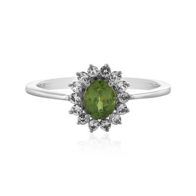 Anello in argento con Demantoide Russo